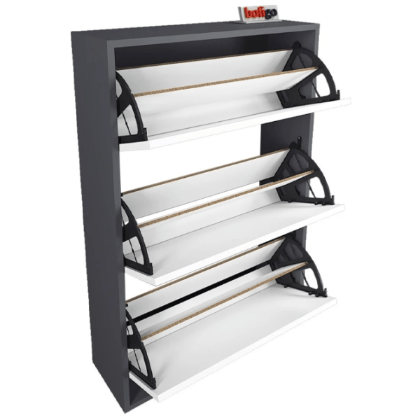 Обувной шкаф Bofigo 18-03-81 110 x 73.6 x 24см /Anthracite /Антрацит photo 2