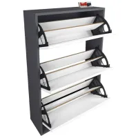 Обувной шкаф Bofigo 18-03-81 110 x 73.6 x 24см /Anthracite /Антрацит photo 2
