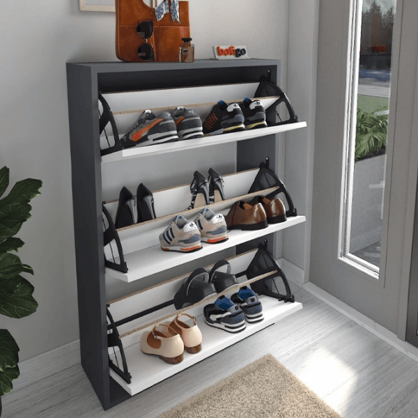 Обувной шкаф Bofigo 18-03-81 110 x 73.6 x 24см /Anthracite /Антрацит photo 4