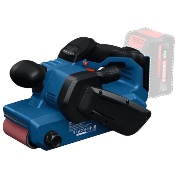 Шлифовальная машина Bosch GBS18V-75 Ленточная / / Синий photo 1