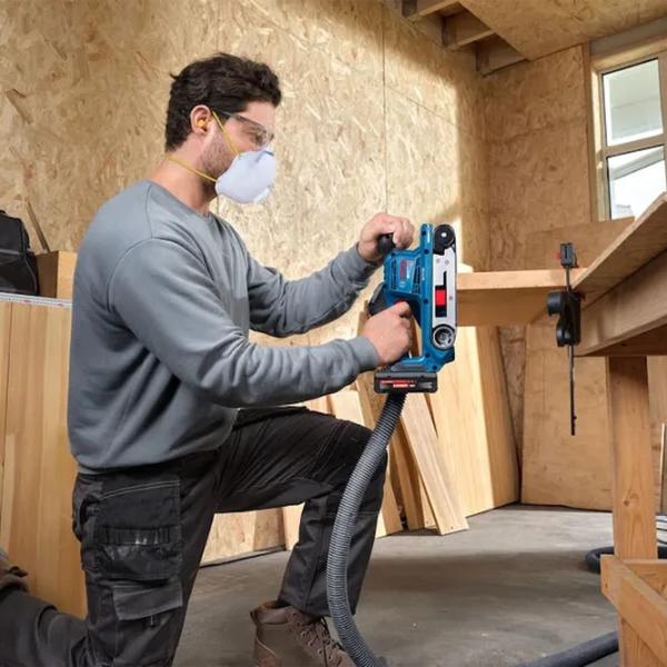 Шлифовальная машина Bosch GBS18V-75 Ленточная / / Синий photo 5