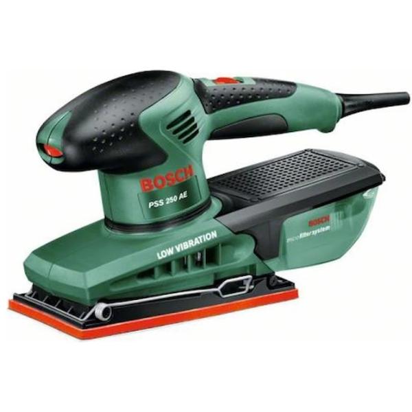 Шлифовальная машина Bosch PSS 250W AE Вибрационная / 250 Вт / Зеленый photo 1