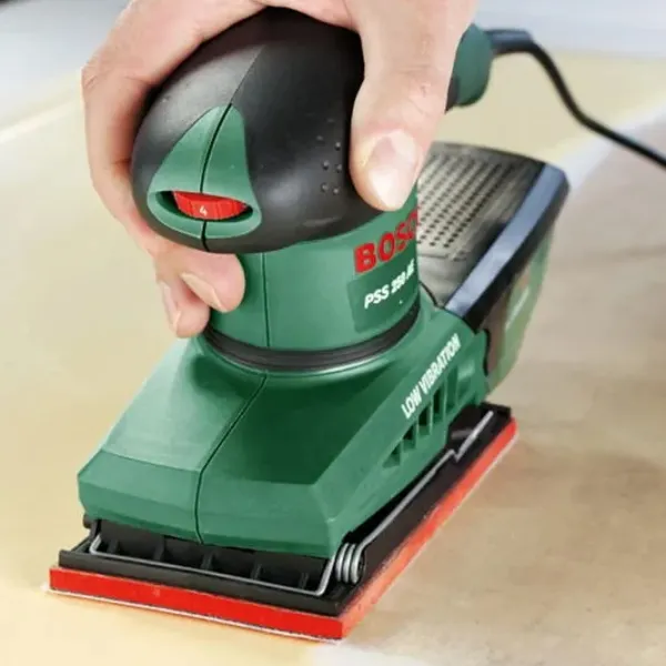 Шлифовальная машина Bosch PSS 250W AE Вибрационная / 250 Вт / Зеленый photo 4