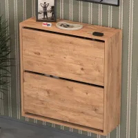 Dulap pentru încălțăminte Bofigo 18-02-02 75.2 x 73.6 x 24 /Pine /Pine