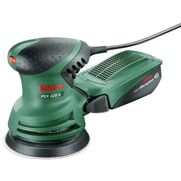 Шлифовальная машина Bosch PEX 220 A Эксцентриковая / 220 Вт / Зеленый photo 1