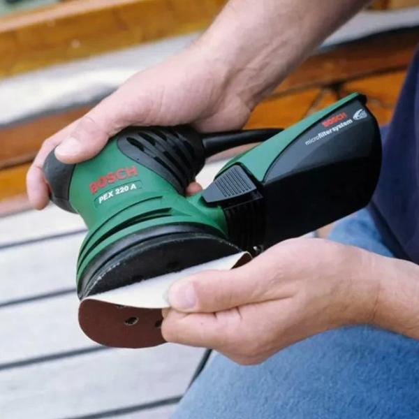 Шлифовальная машина Bosch PEX 220 A Эксцентриковая / 220 Вт / Зеленый photo 3