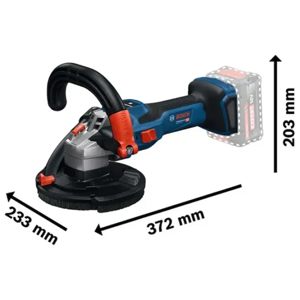 Șlefuitor Bosch GBR 18V-15 S Cu excentric / / Blue photo 2