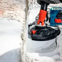 Șlefuitor Bosch GBR 18V-15 S Cu excentric / / Blue photo 5