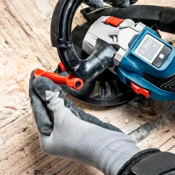 Șlefuitor Bosch GBR 18V-15 S Cu excentric / / Blue photo 6