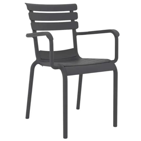 Scaun de grădină AG Hera XL Plastic / Plastic / Antracit Gray photo 1