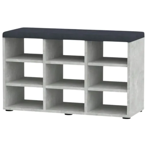 Etajeră pentru încălțăminte ML-Mobila ТО-26 46.6 x 80.2 x 30 /Grey Stone /Gray photo 1