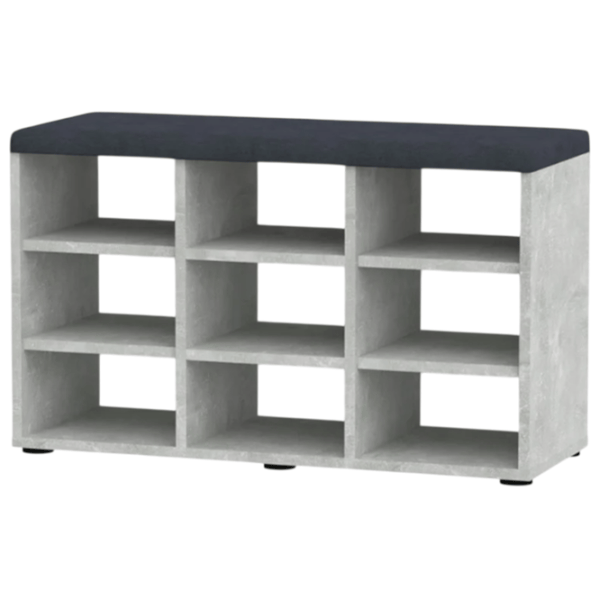 Etajeră pentru încălțăminte ML-Mobila ТО-26 46.6 x 80.2 x 30 /Grey Stone /Gray photo 1