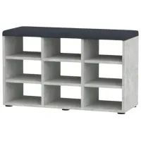Etajeră pentru încălțăminte ML-Mobila ТО-26 46.6 x 80.2 x 30 /Grey Stone /Gray
