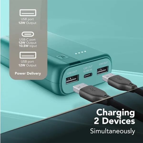 Power Bank Cellularline Essential 10000 mAh/ Blue photo 4