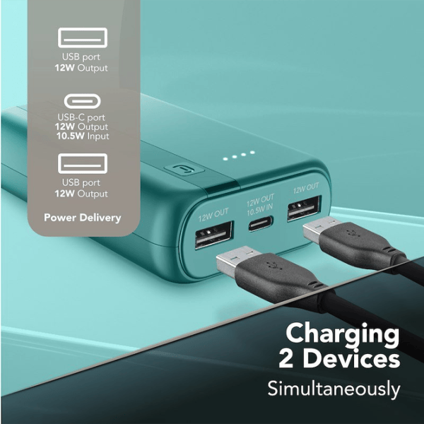 Power Bank Cellularline Essential 10000 mAh/ Blue photo 4
