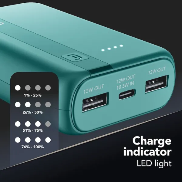 Power Bank Cellularline Essential 10000 mAh/ Blue photo 5