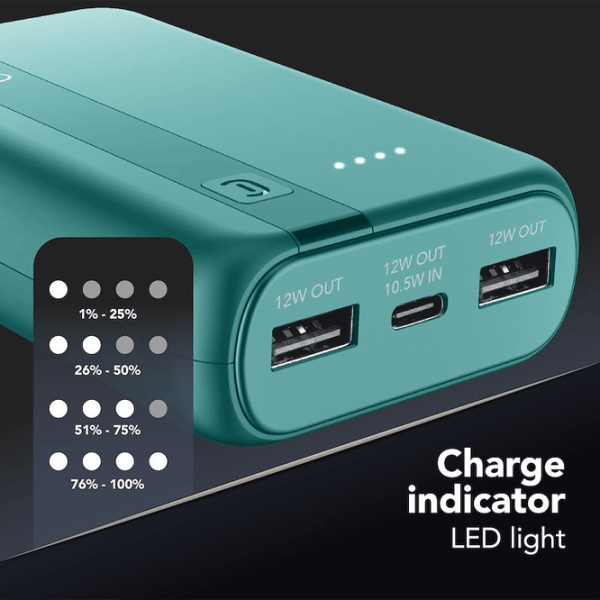 Power Bank Cellularline Essential 10000 mAh/ Blue photo 5