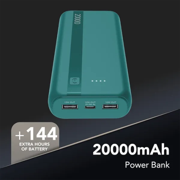 Power Bank Cellularline Essential 20000 mAh/ Blue photo 2