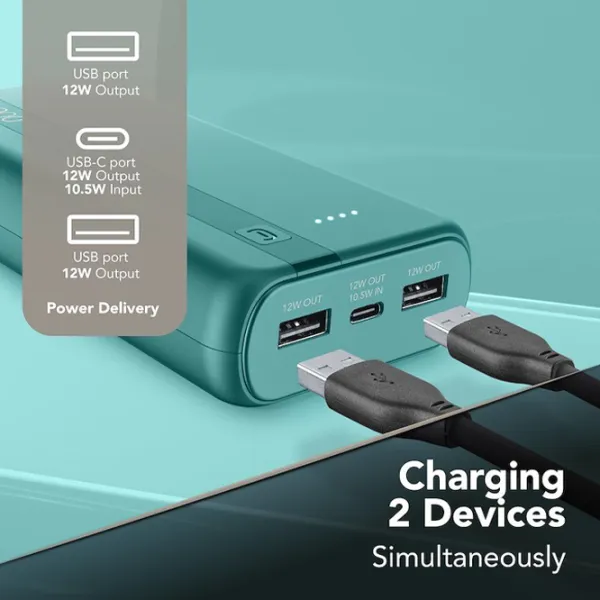 Power Bank Cellularline Essential 20000 mAh/ Blue photo 3