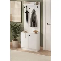 Dulap pentru antreu Bofigo 21-13-01 PAL / White photo 2