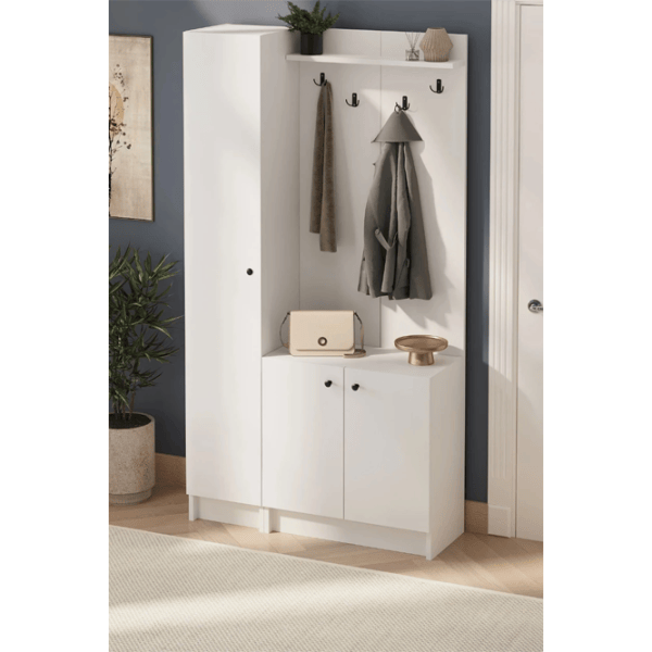 Dulap pentru antreu Bofigo 21-14-01 PAL / White photo 2