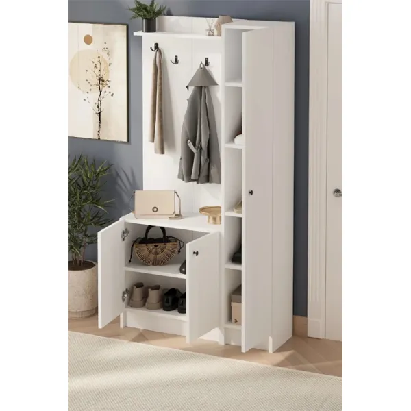 Dulap pentru antreu Bofigo 21-14-01 PAL / White photo 3
