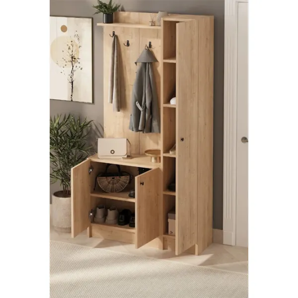 Dulap pentru antreu Bofigo 21-14-14 PAL / Sapphire Oak photo 3