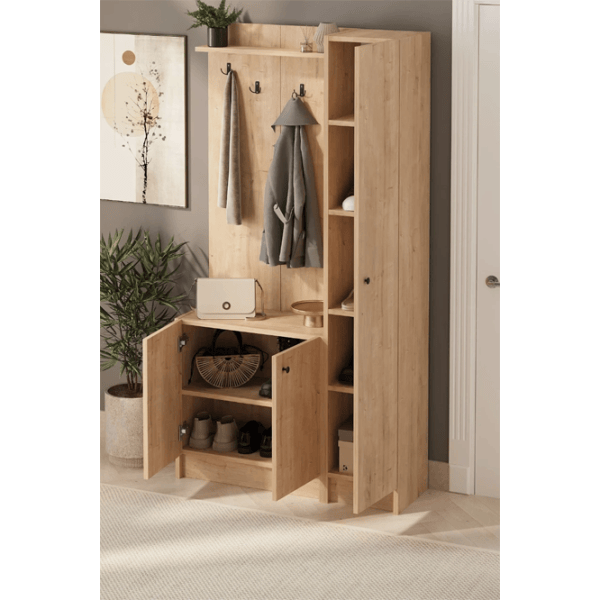 Dulap pentru antreu Bofigo 21-14-14 PAL / Sapphire Oak photo 3