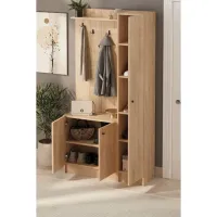 Dulap pentru antreu Bofigo 21-14-14 PAL / Sapphire Oak photo 3