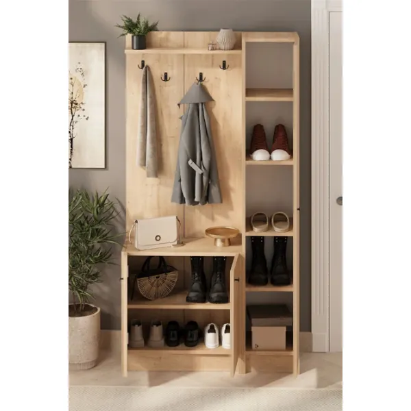 Dulap pentru antreu Bofigo 21-14-14 PAL / Sapphire Oak photo 4