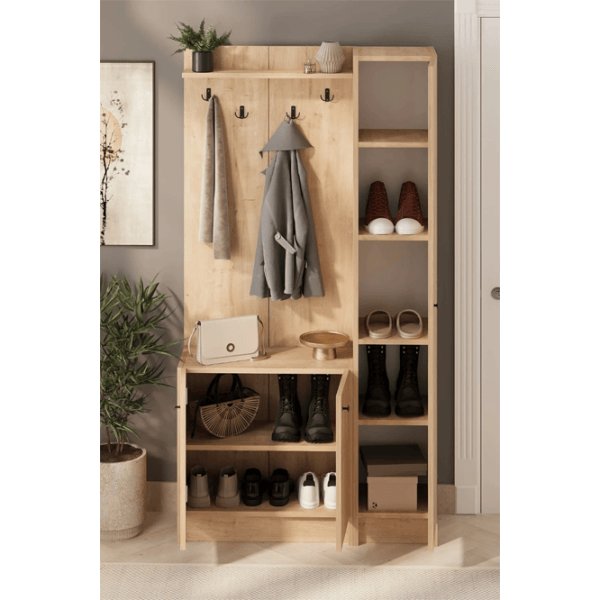 Dulap pentru antreu Bofigo 21-14-14 PAL / Sapphire Oak photo 4