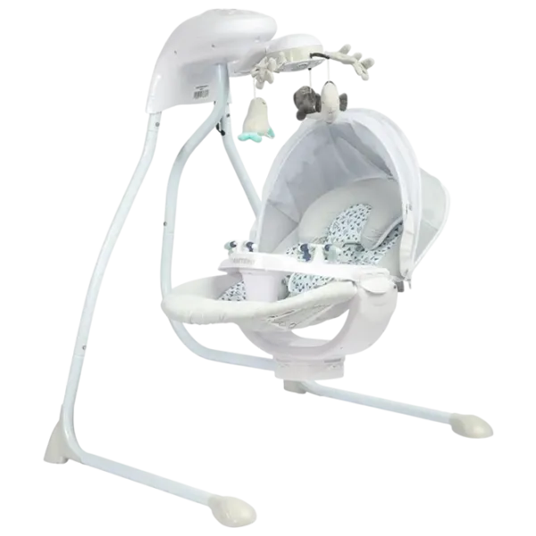 Leagăn pentru bebeluși Caretero Raffi (8093) 12 kg/ Gray photo 1