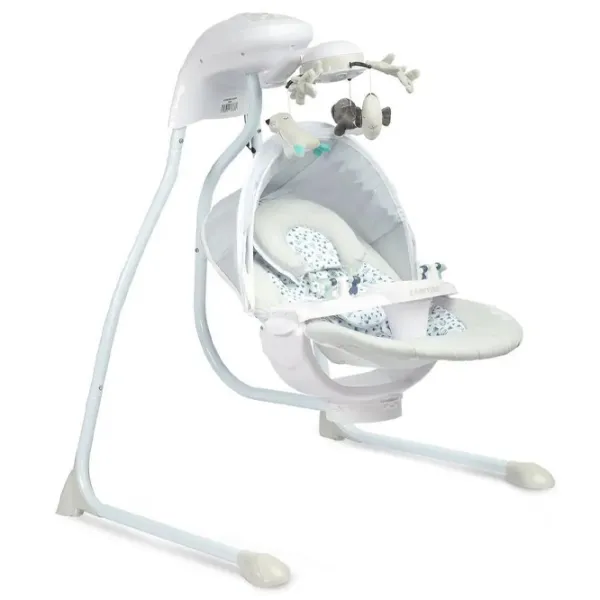 Leagăn pentru bebeluși Caretero Raffi (8093) 12 kg/ Gray photo 2
