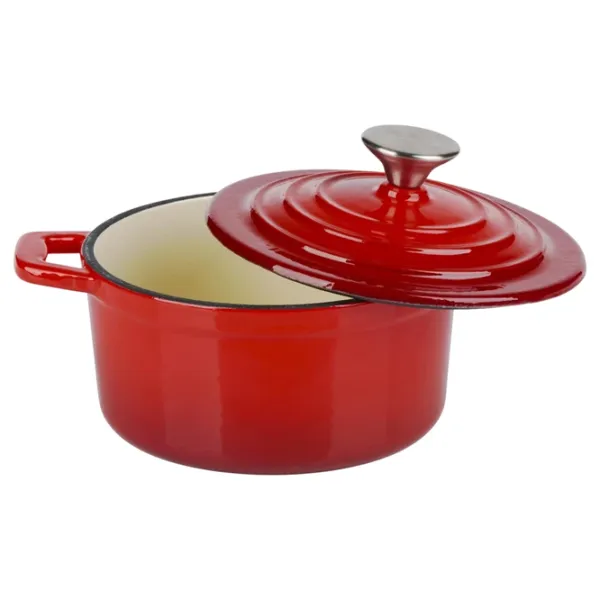 Кастрюля Alpina Enameled Cast Iron 0.8л Чугун / Красный photo 2