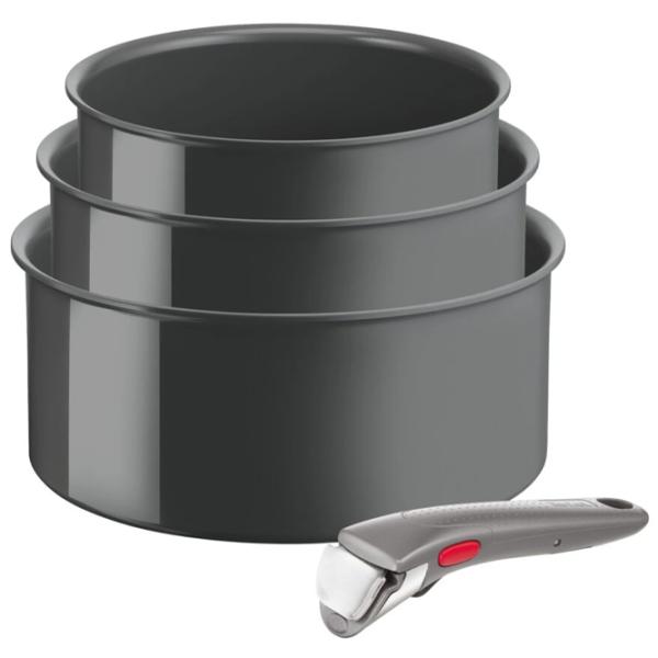 Набор кастрюль Tefal Ingenio Renew 2.2л Алюминий / Черный photo 1