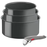 Набор кастрюль Tefal Ingenio Renew 2.2л Алюминий / Черный