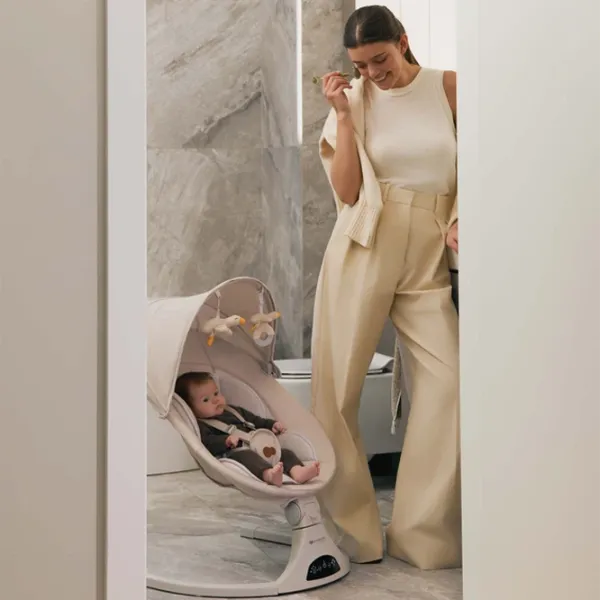 Leagăn pentru bebeluși Kikka Boo TULSY (KBTULS00BEG0000) / Beige photo 5