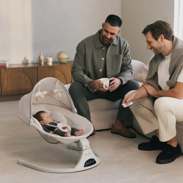 Leagăn pentru bebeluși Kikka Boo TULSY (KBTULS00GRY0000) / Gray photo 6