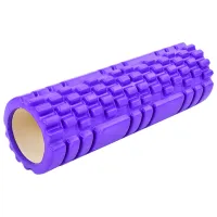 Ролик для пилатеса Arenasport Grid Combi Roller Фиолетовый / ЭВА
