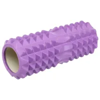 Ролик для пилатеса Arenasport Grrid Spine Roller Фиолетовый / ЭВА
