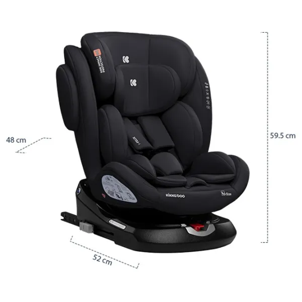 Scaun auto Kikka Boo i-Felix  0 luni - 12 ani / 36 kg / Black photo 10