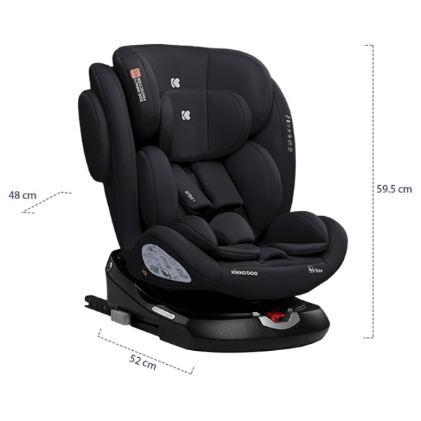 Scaun auto Kikka Boo i-Felix  0 luni - 12 ani / 36 kg / Black photo 10