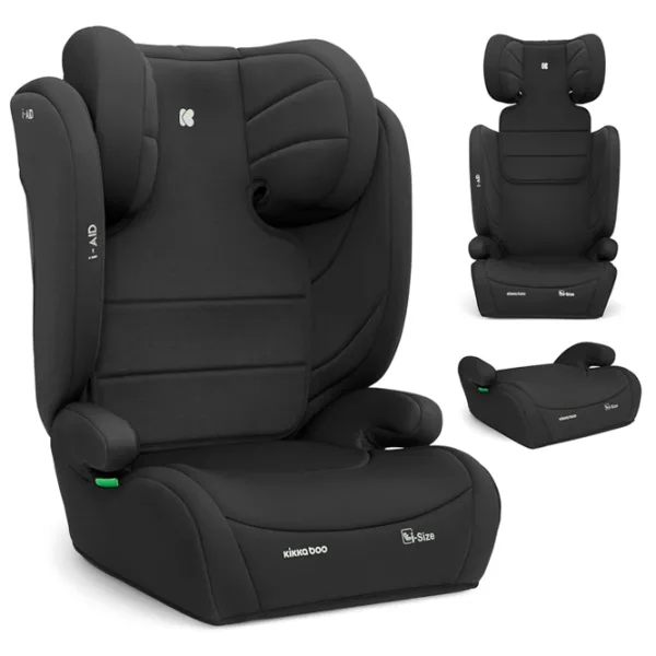 Scaun auto Kikka Boo i-Aid i-Size  3.5 ani - 12 ani / 36 kg / Black photo 2