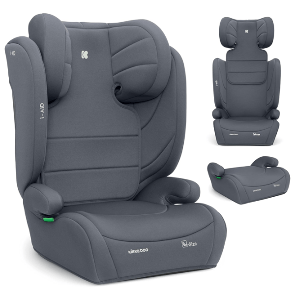 Scaun auto Kikka Boo i-Aid i-Size  3.5 ani - 12 ani / 36 kg / Gray photo 3