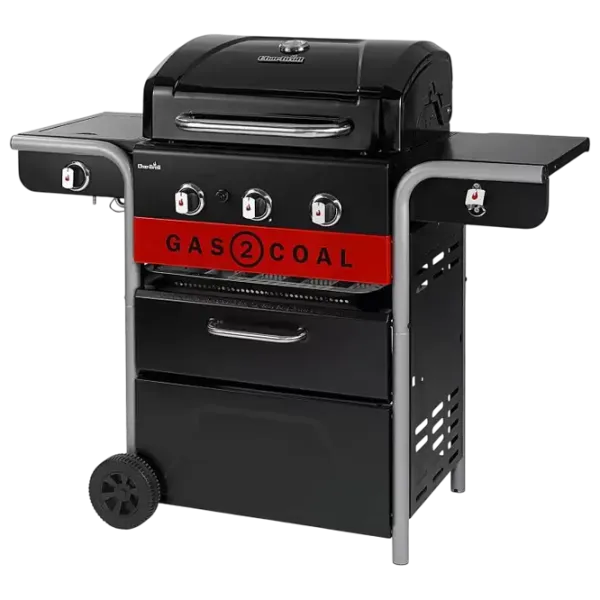 Мангал Char-Broil Gas2Coal 3 Burner Hybrid 468300618 Газ / Мобильный photo 2