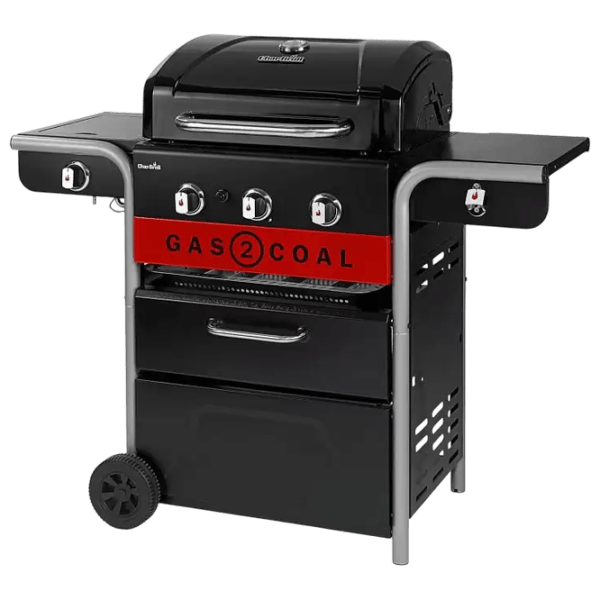 Мангал Char-Broil Gas2Coal 3 Burner Hybrid 468300618 Газ / Мобильный photo 2