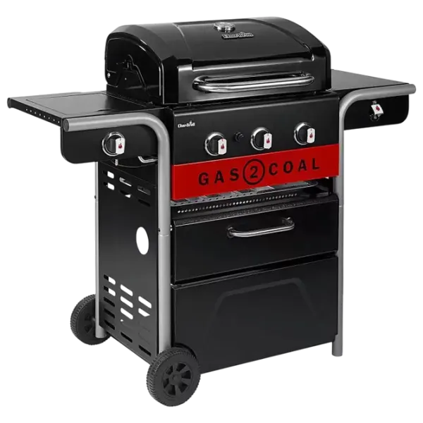 Мангал Char-Broil Gas2Coal 3 Burner Hybrid 468300618 Газ / Мобильный photo 3