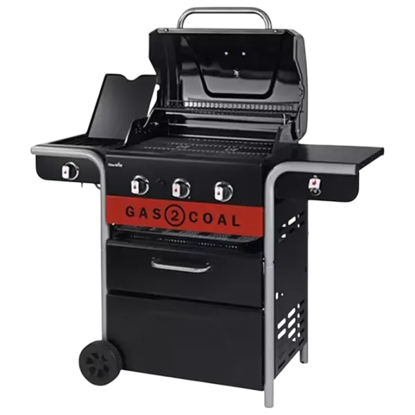 Мангал Char-Broil Gas2Coal 3 Burner Hybrid 468300618 Газ / Мобильный photo 4