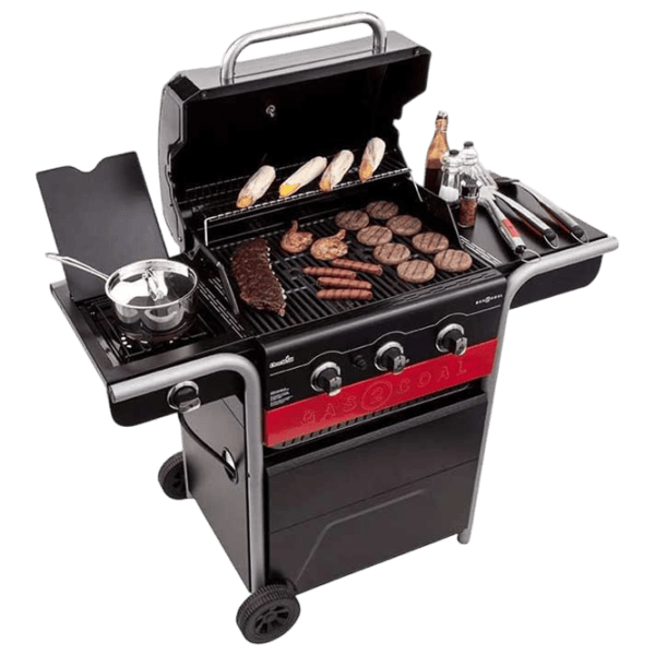 Мангал Char-Broil Gas2Coal 3 Burner Hybrid 468300618 Газ / Мобильный photo 6