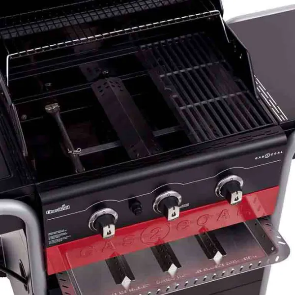 Мангал Char-Broil Gas2Coal 3 Burner Hybrid 468300618 Газ / Мобильный photo 8